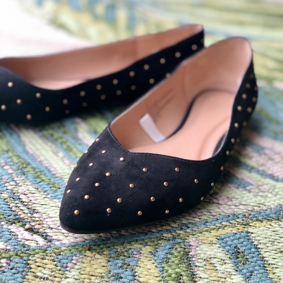 A New Day • Black Suede Flats - Picture 2 of 7